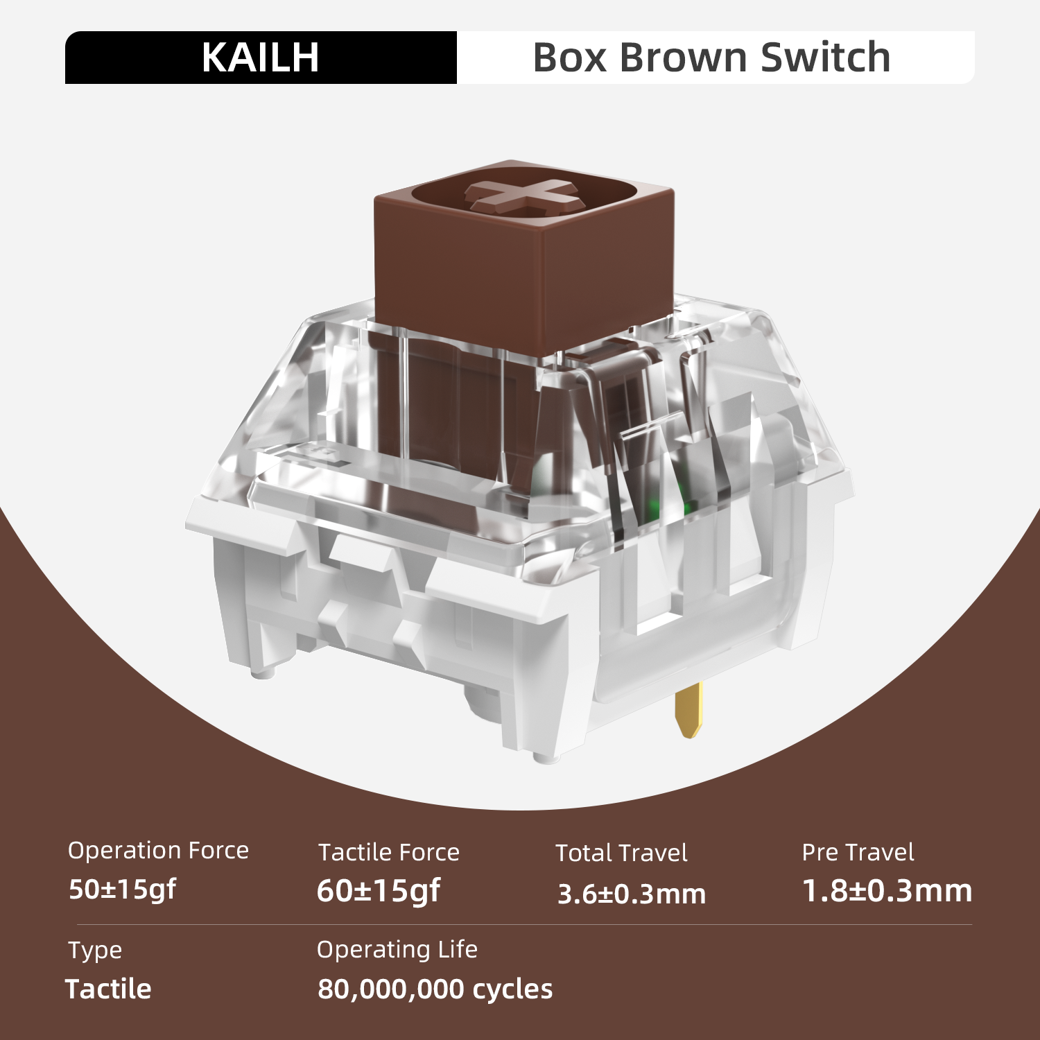 Kailh Box Keyboard Switch Clicky Linear Tactile RGB SMD Switch For DIY Mechanical Keyboard MX Switches