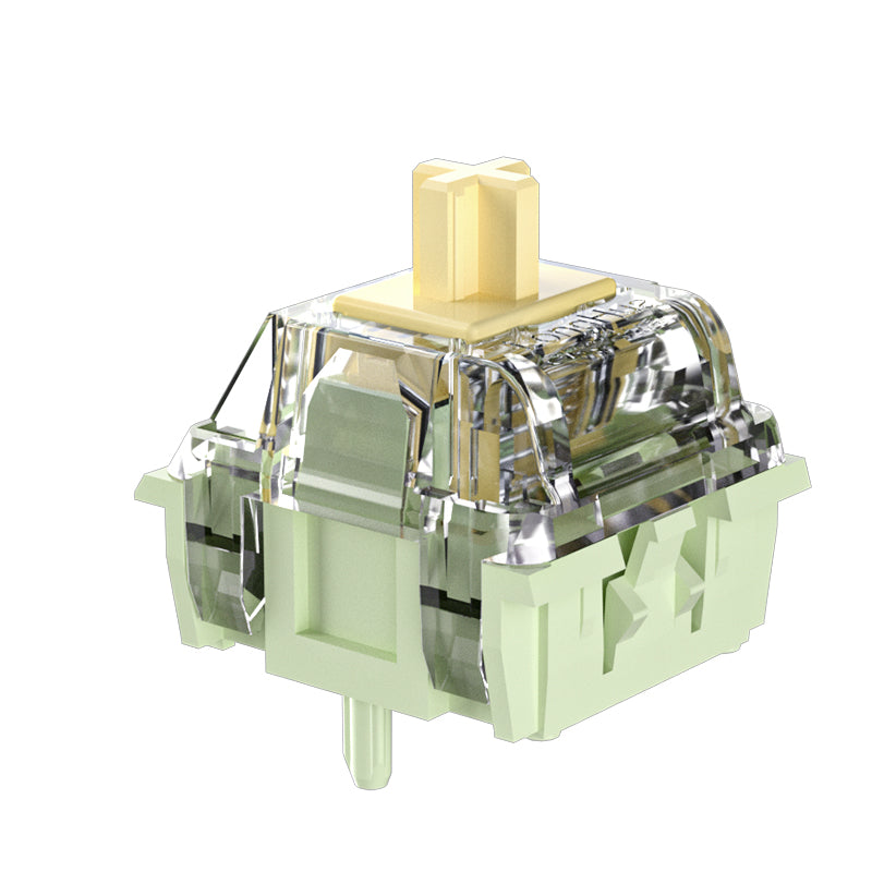 Longhua Lime Magnetic Switch PC Transparent Upper Housing Corss Stem Smooth RT0.01 HE Keyboard Switch